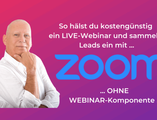 Kostengünstig ein Live-Webinar veranstalten